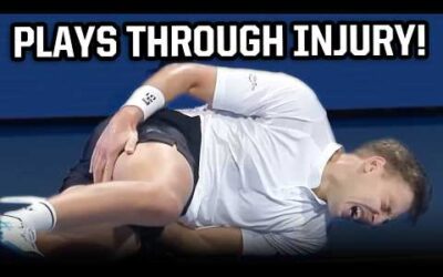 Nasty split doesn’t stop tennis player from winning | Things You Missed